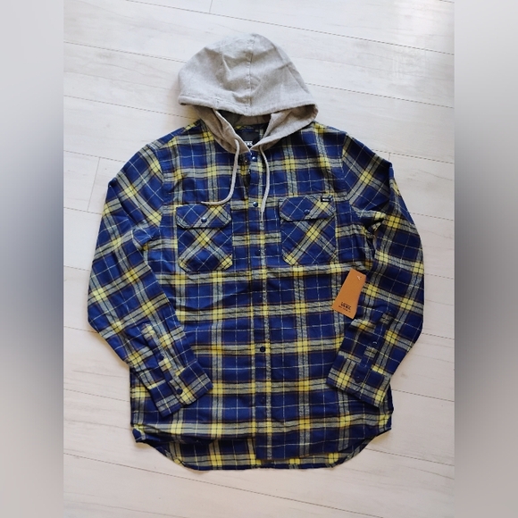 VANS NEW Parkway II Hooded Flannel Shirt Jacket - Picture 4 of 16